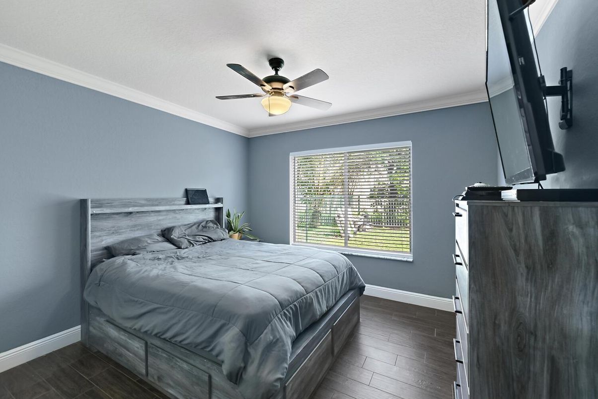 Bedroom, Interior, Wood Texture Flooring
