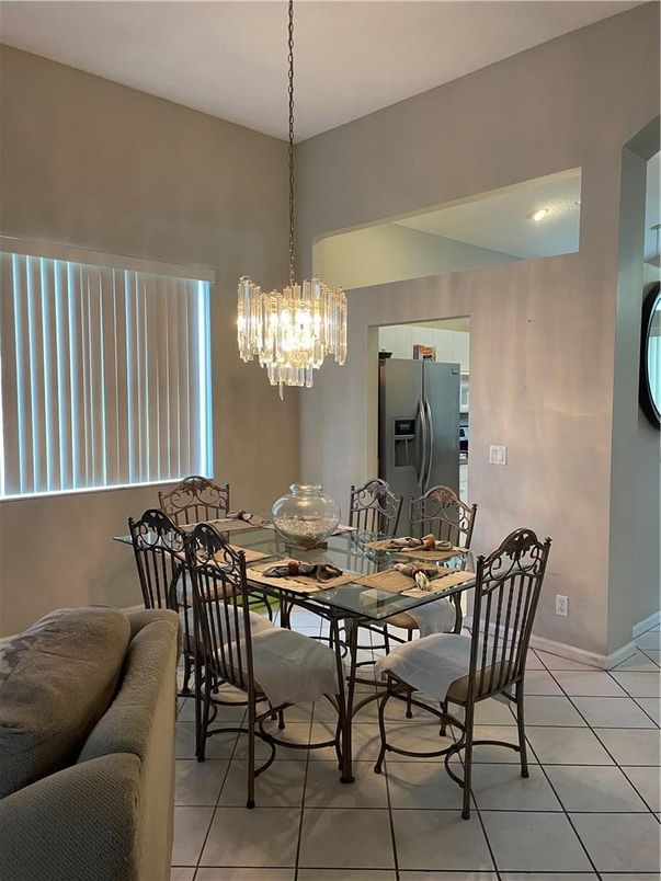Chandelier, Dining room, Interior, Recessed Lighting
