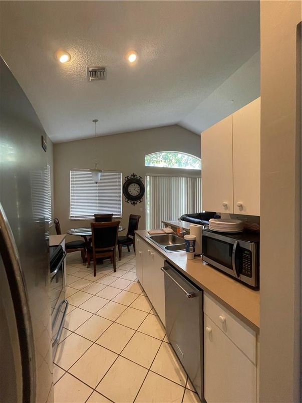 Dining room, Interior, Kitchen, Pendant Lights, Recessed Lighting