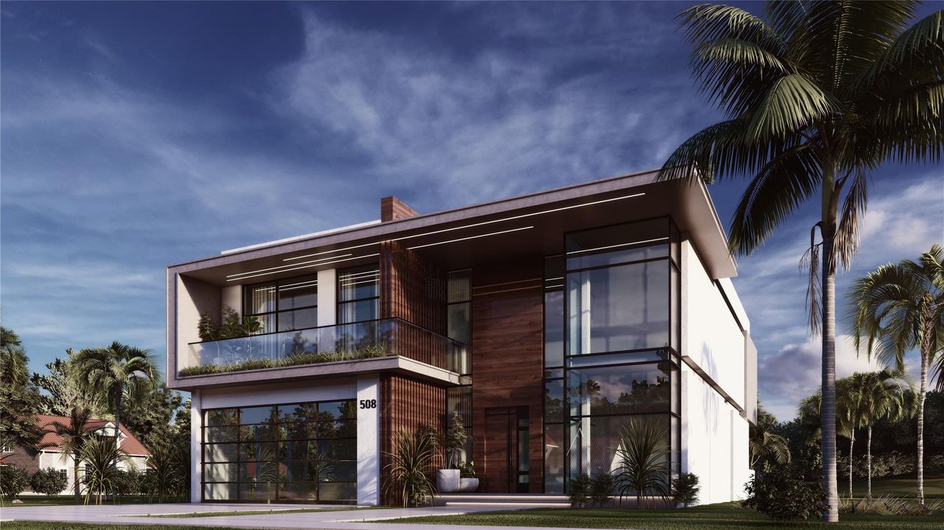 Attached, Exterior, Facade, Modern