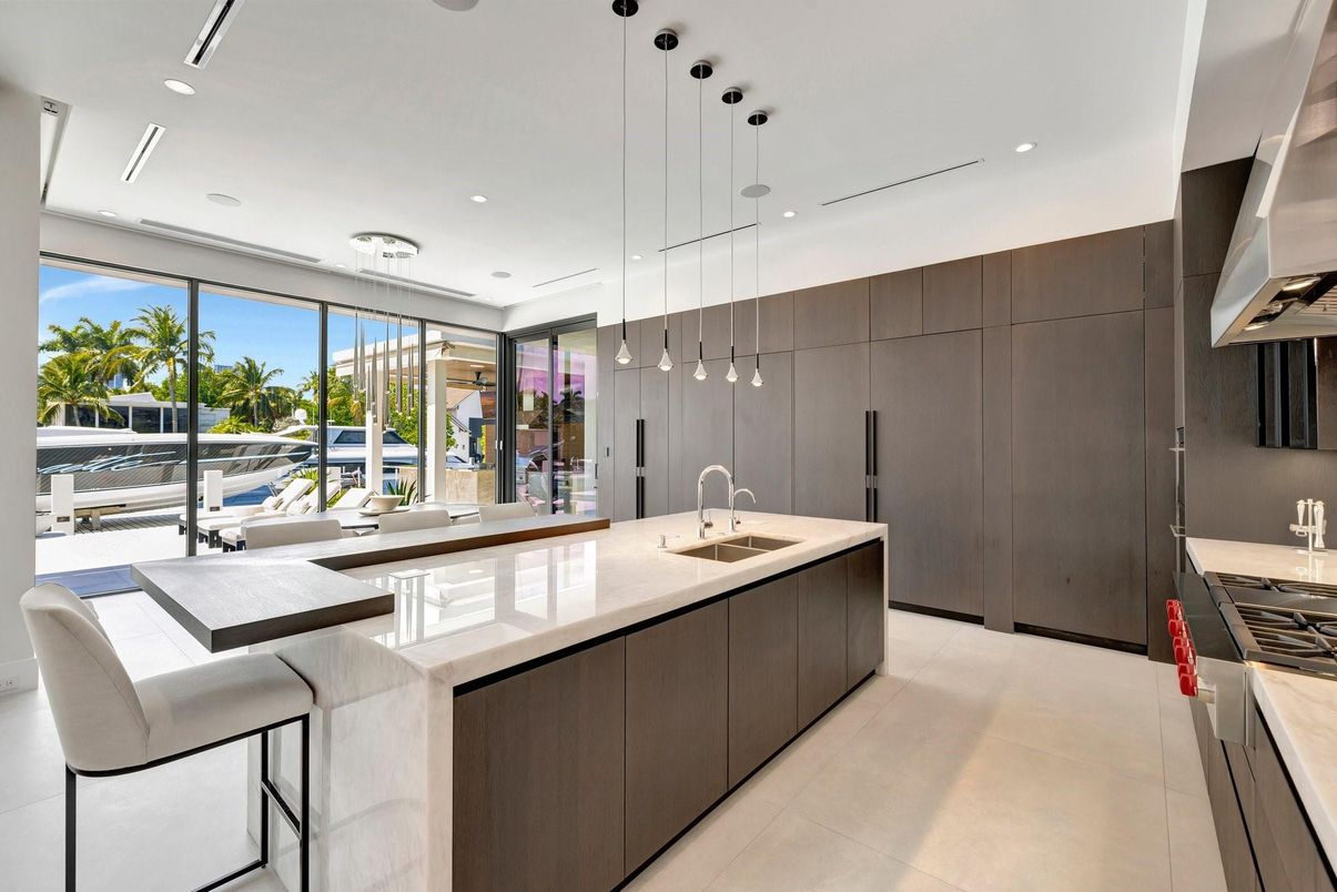 Interior, Kitchen, Pendant Lights, Recessed Lighting