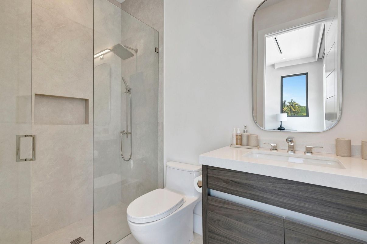 Bathroom, Glass Shower, Interior