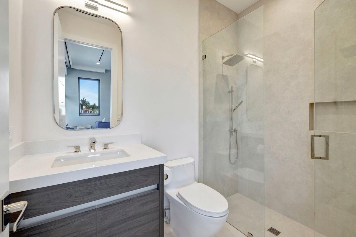 Bathroom, Glass Shower, Interior