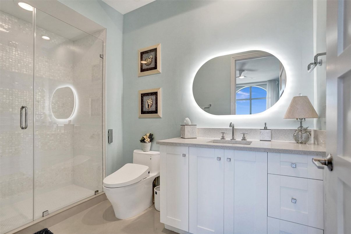 Bathroom, Glass Shower, Interior