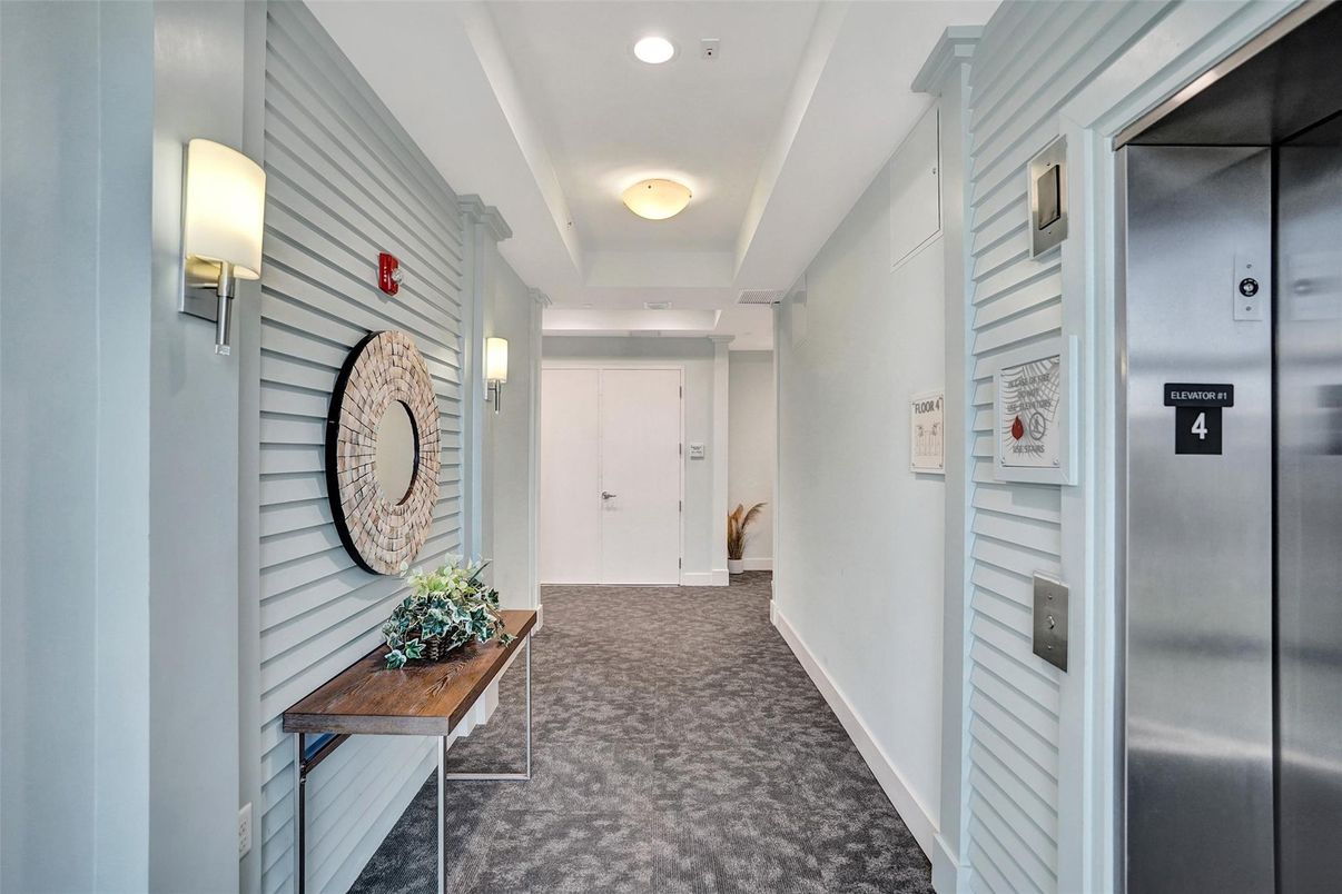 Elevator, Interior, Recessed Lighting