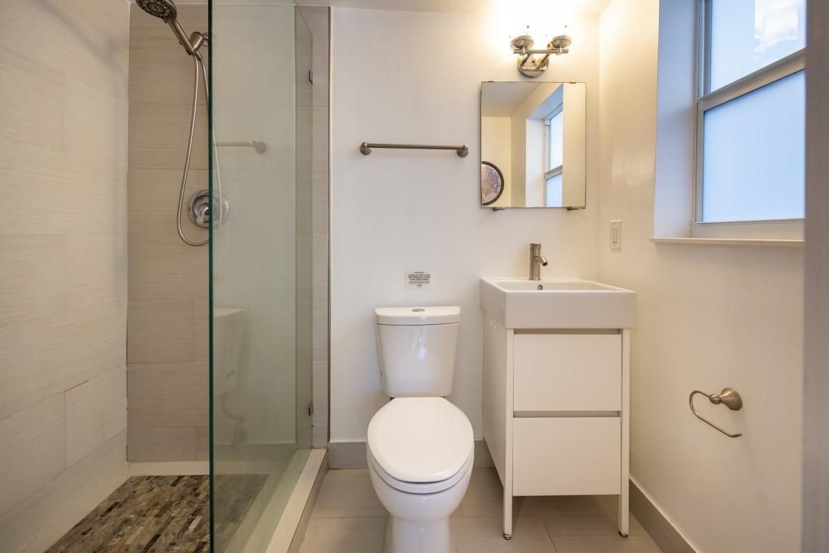 Bathroom, Dual Sink Vanities, Glass Shower, Interior