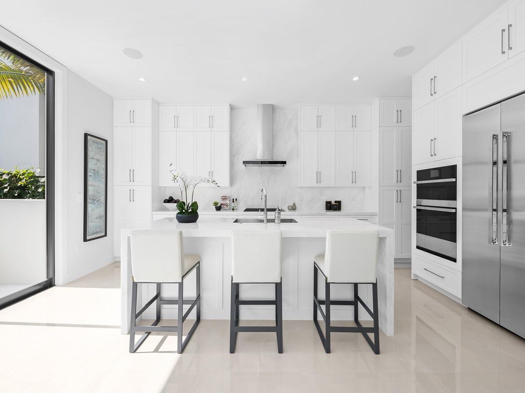 Interior, Kitchen, Recessed Lighting, Stainless Steel Appliances