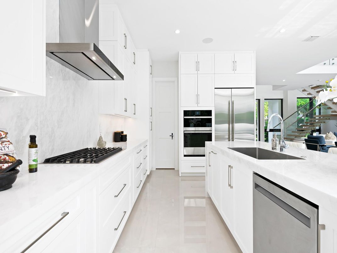 Interior, Kitchen, Recessed Lighting, Stainless Steel Appliances