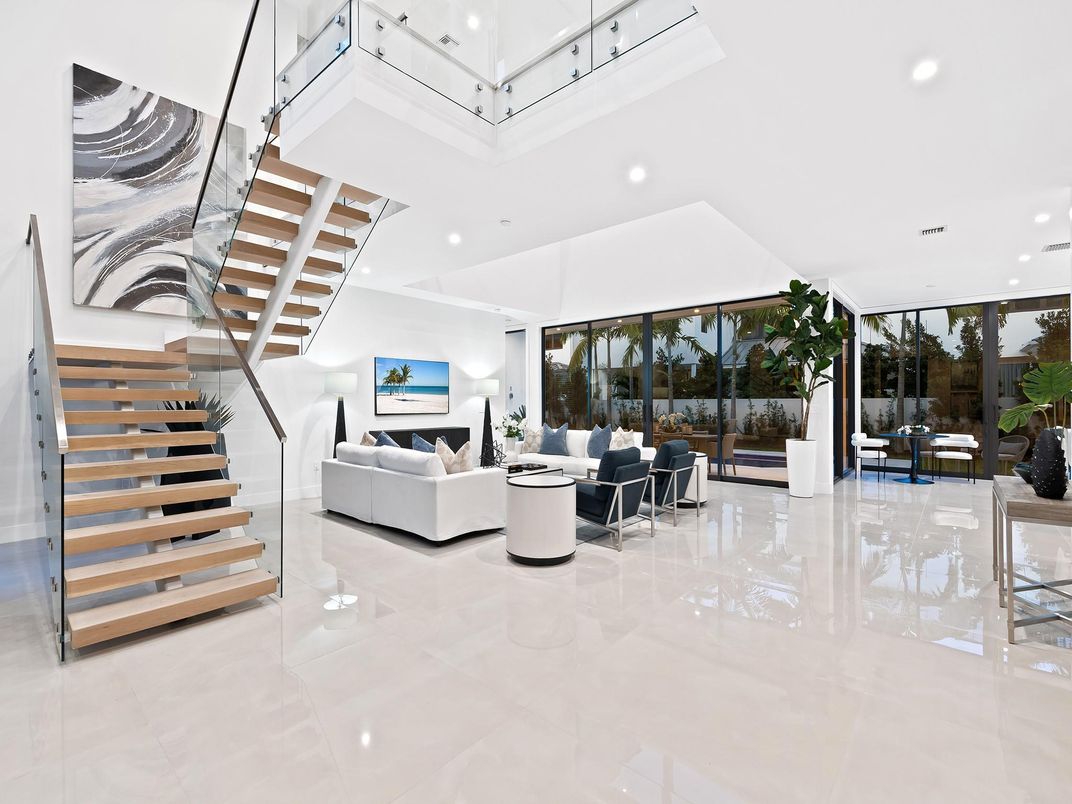 Interior, Living room, Recessed Lighting