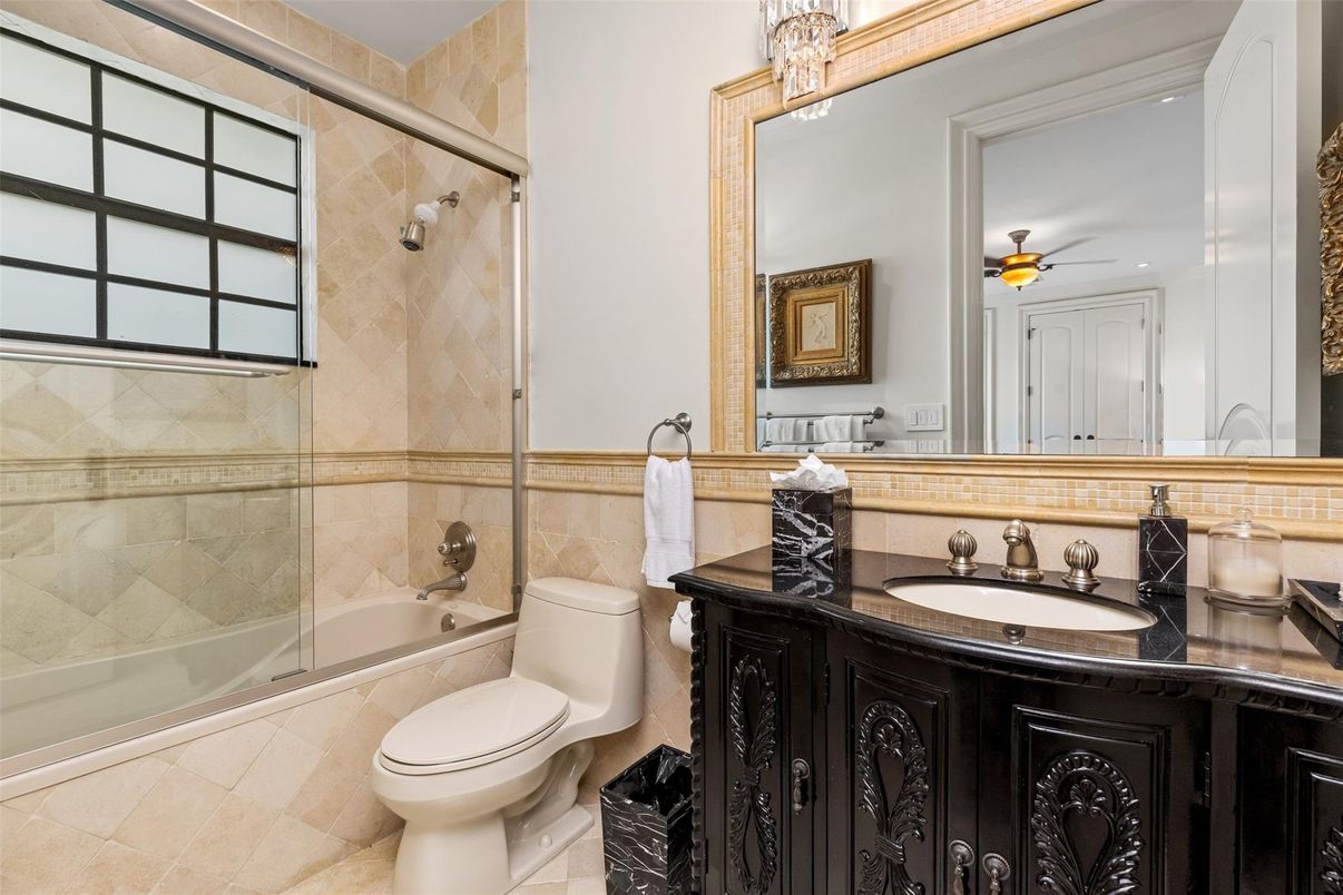 Bathroom, Glass Shower, Interior