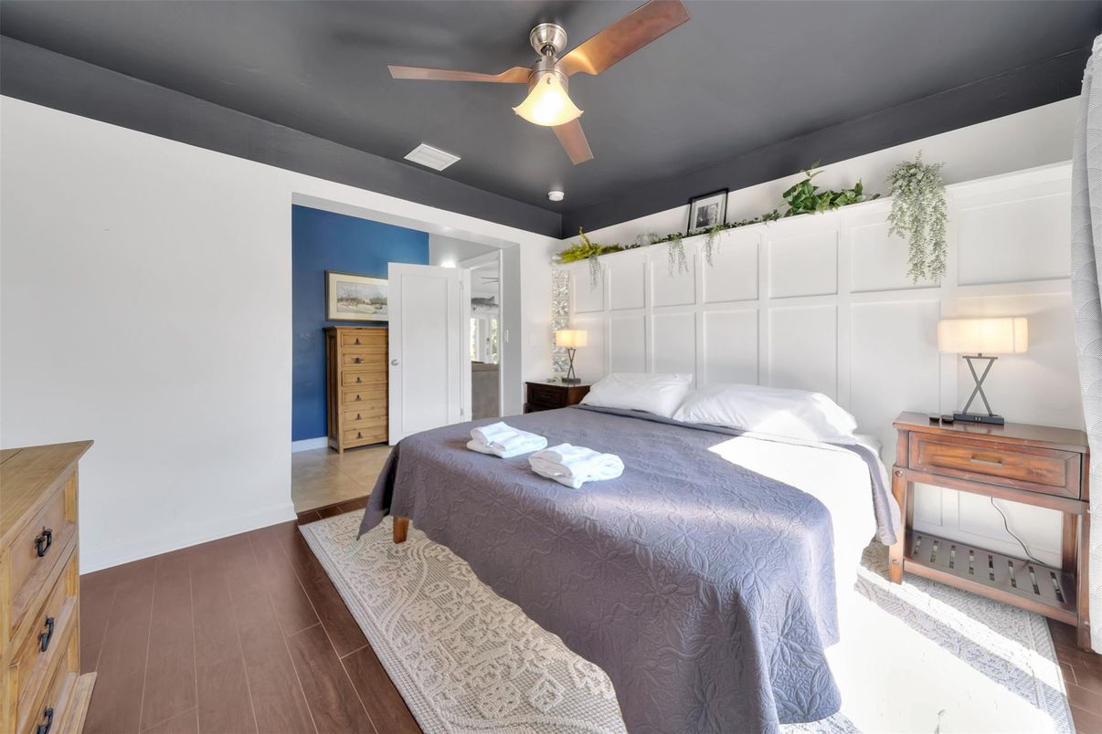Bedroom, Interior, Wood Texture Flooring