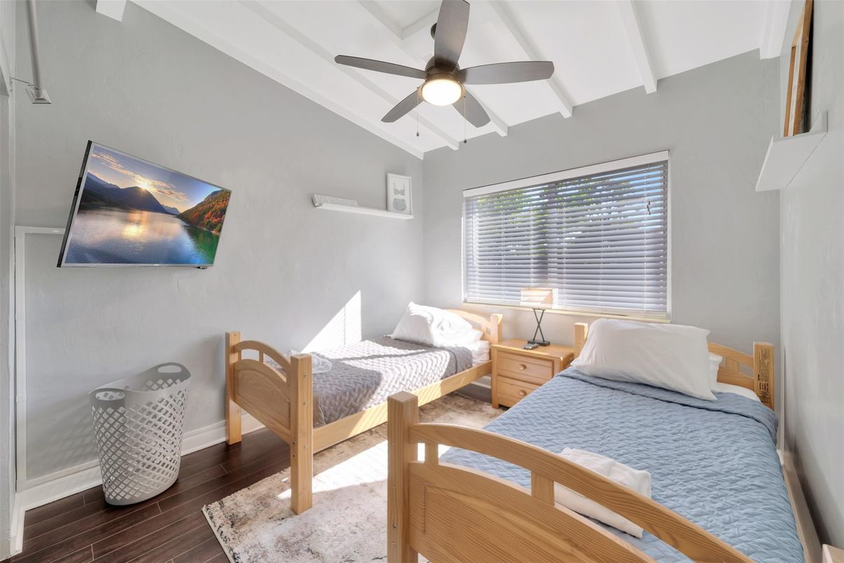 Bedroom, Interior, Wood Texture Flooring