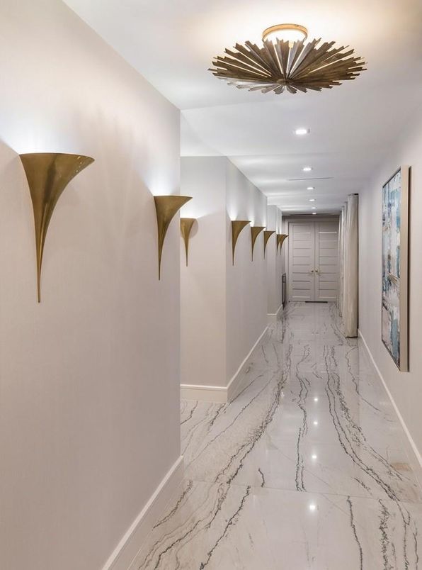 Interior, Marble, Recessed Lighting