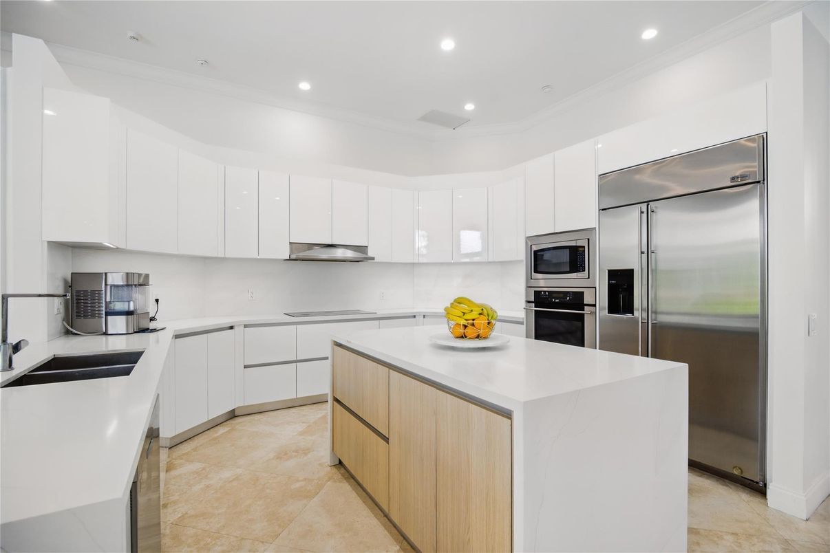 Interior, Kitchen, Recessed Lighting, Stainless Steel Appliances