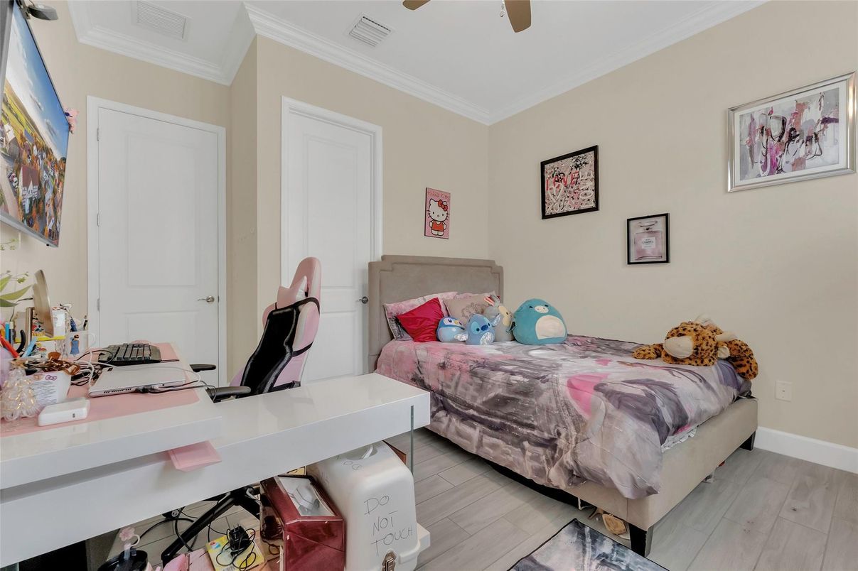 Bedroom, Interior, Wood Texture Flooring