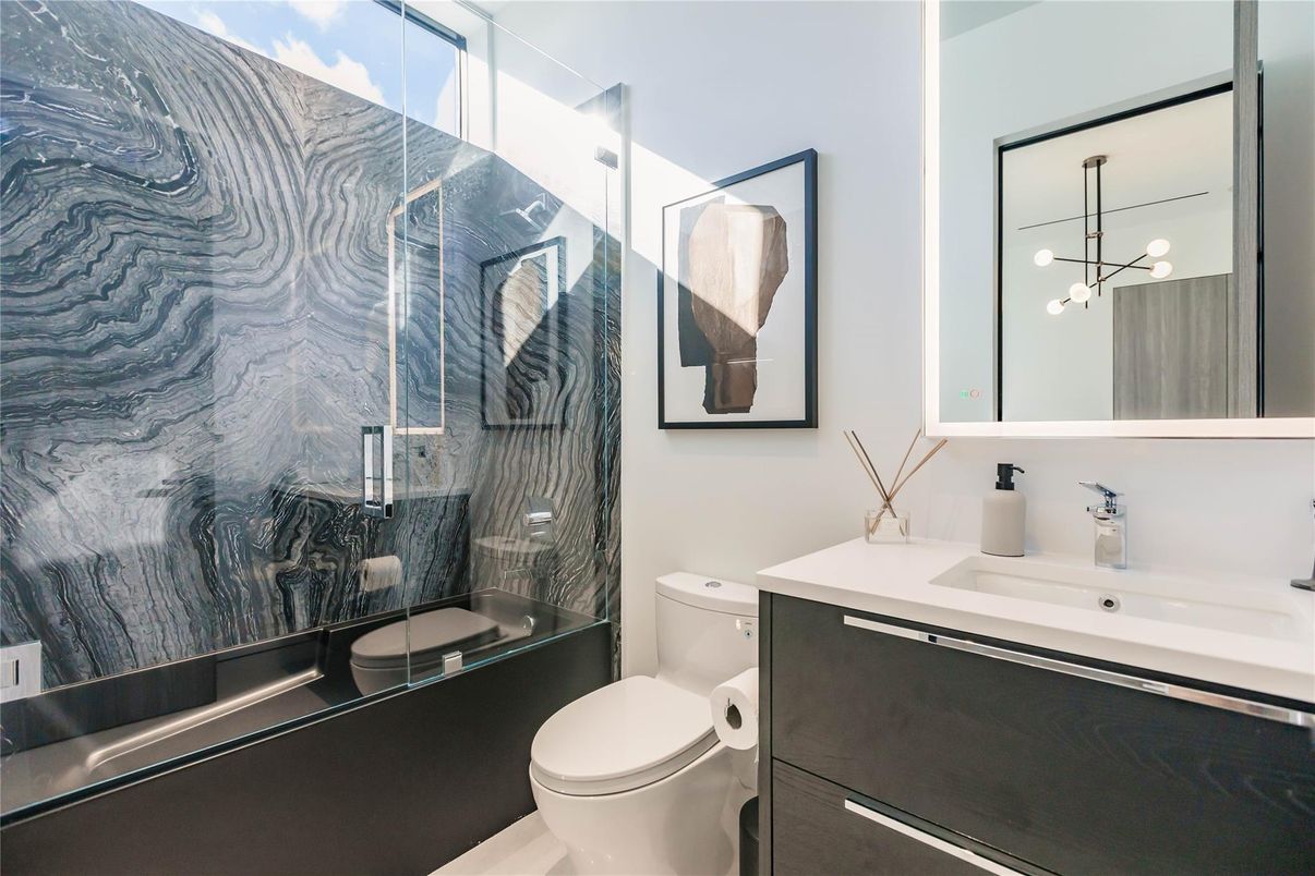 Bathroom, Glass Shower, Interior