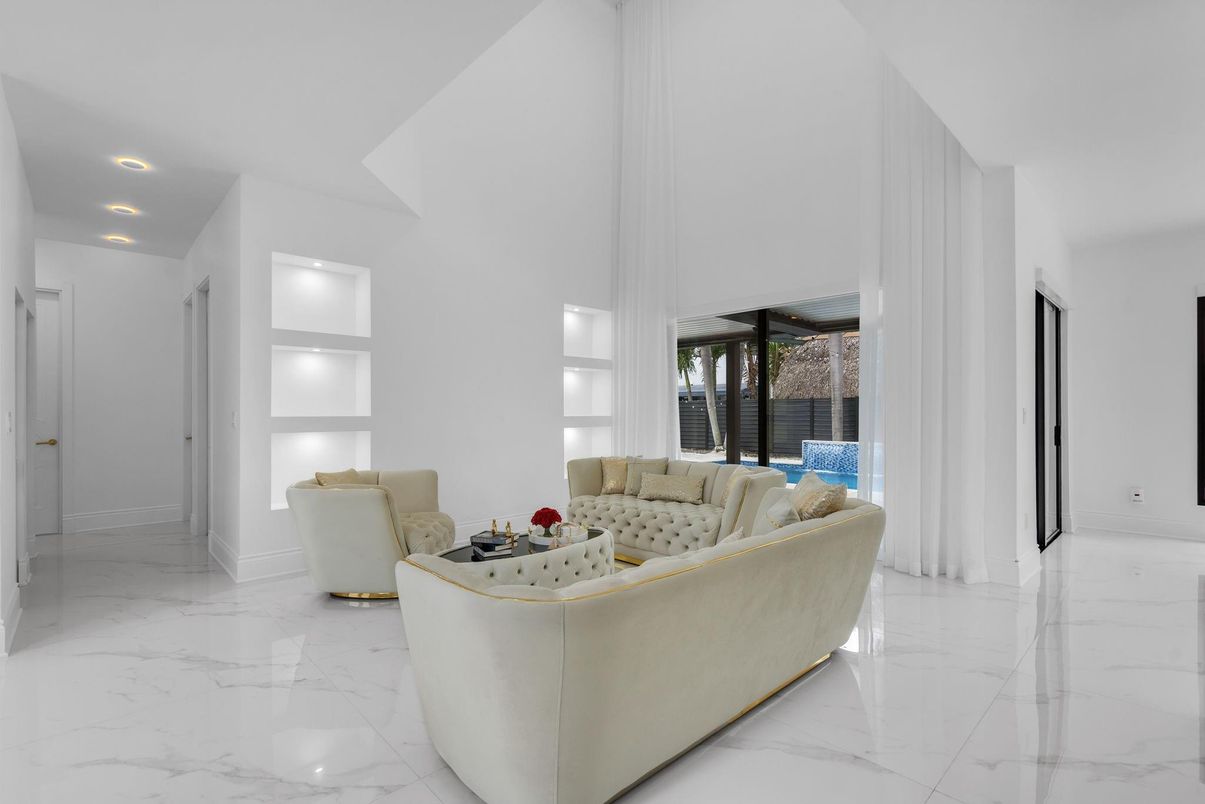 Interior, Living room, Marble, Recessed Lighting