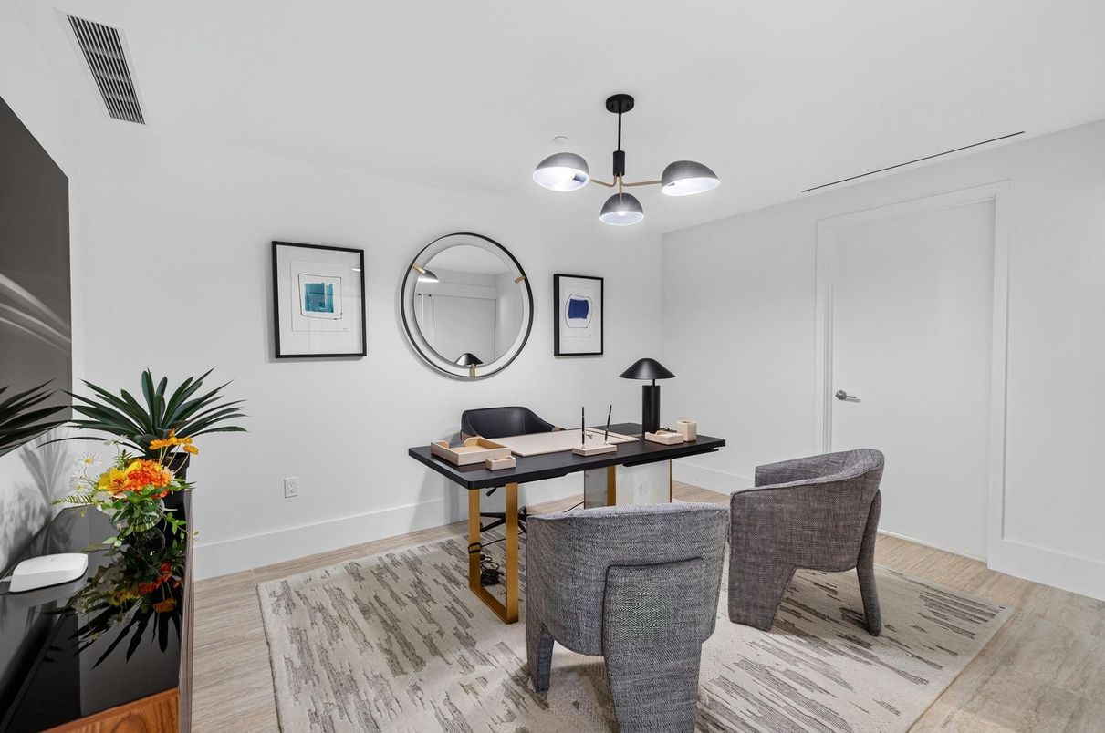 Home Office, Interior, Wood Texture Flooring