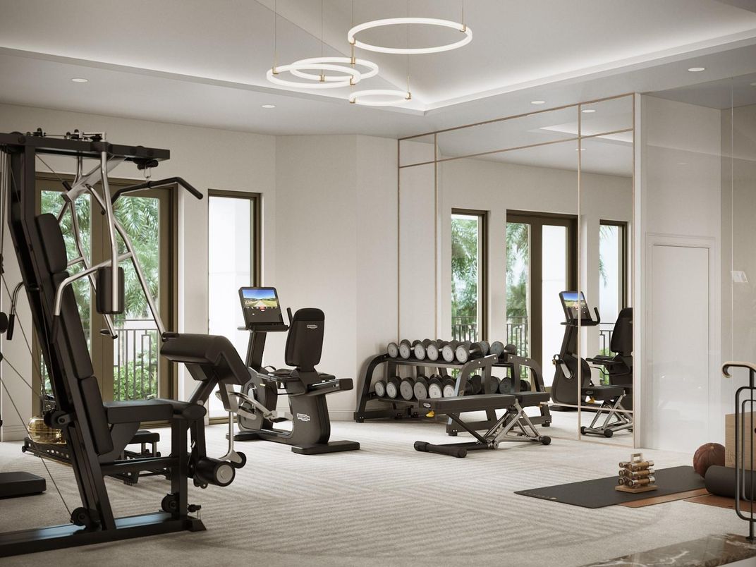 Fitness Equipment, Interior, Pendant Lights, Recessed Lighting