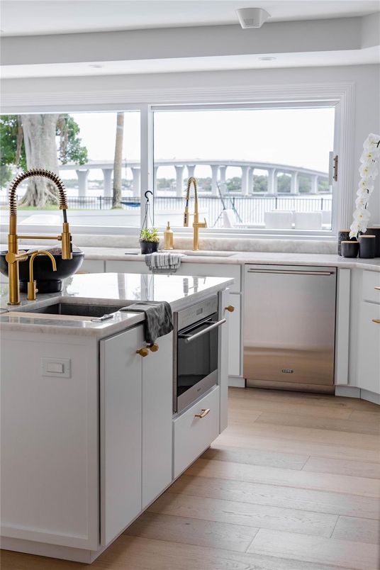 Interior, Kitchen, Water, Wood Texture Flooring