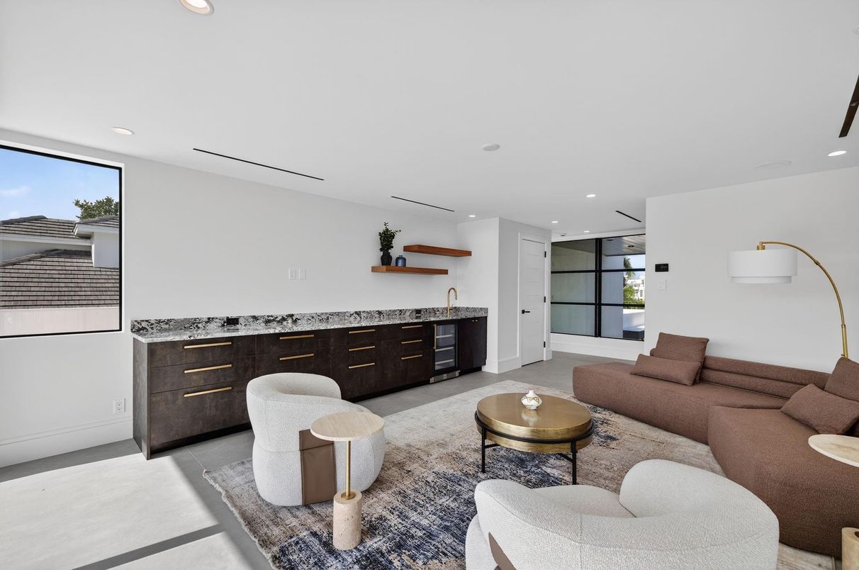 Interior, Living room, Recessed Lighting