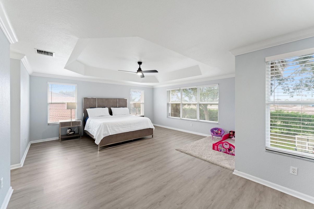 Bedroom, Interior, Wood Texture Flooring
