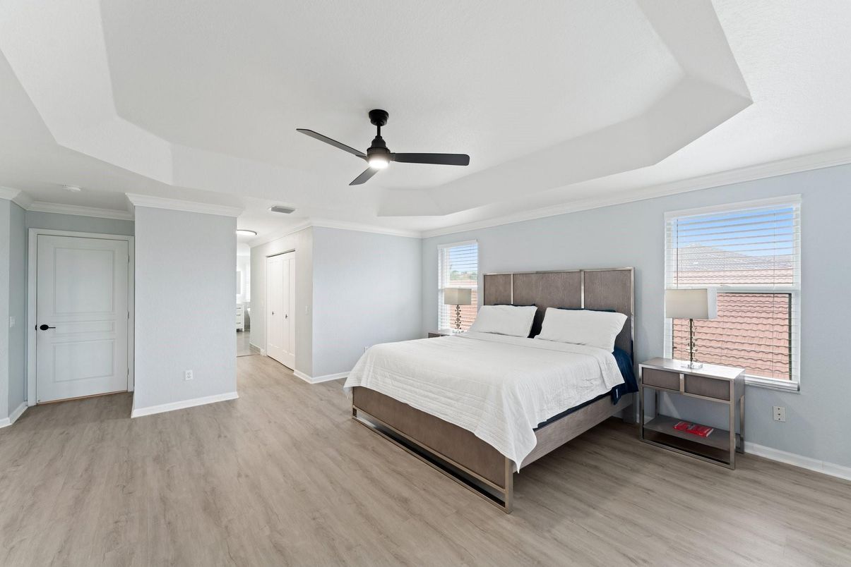 Bedroom, Interior, Wood Texture Flooring