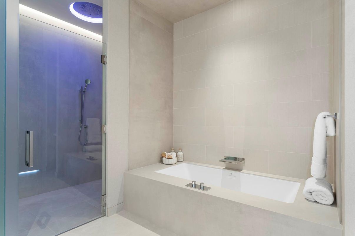 Bathroom, Glass Shower, Interior