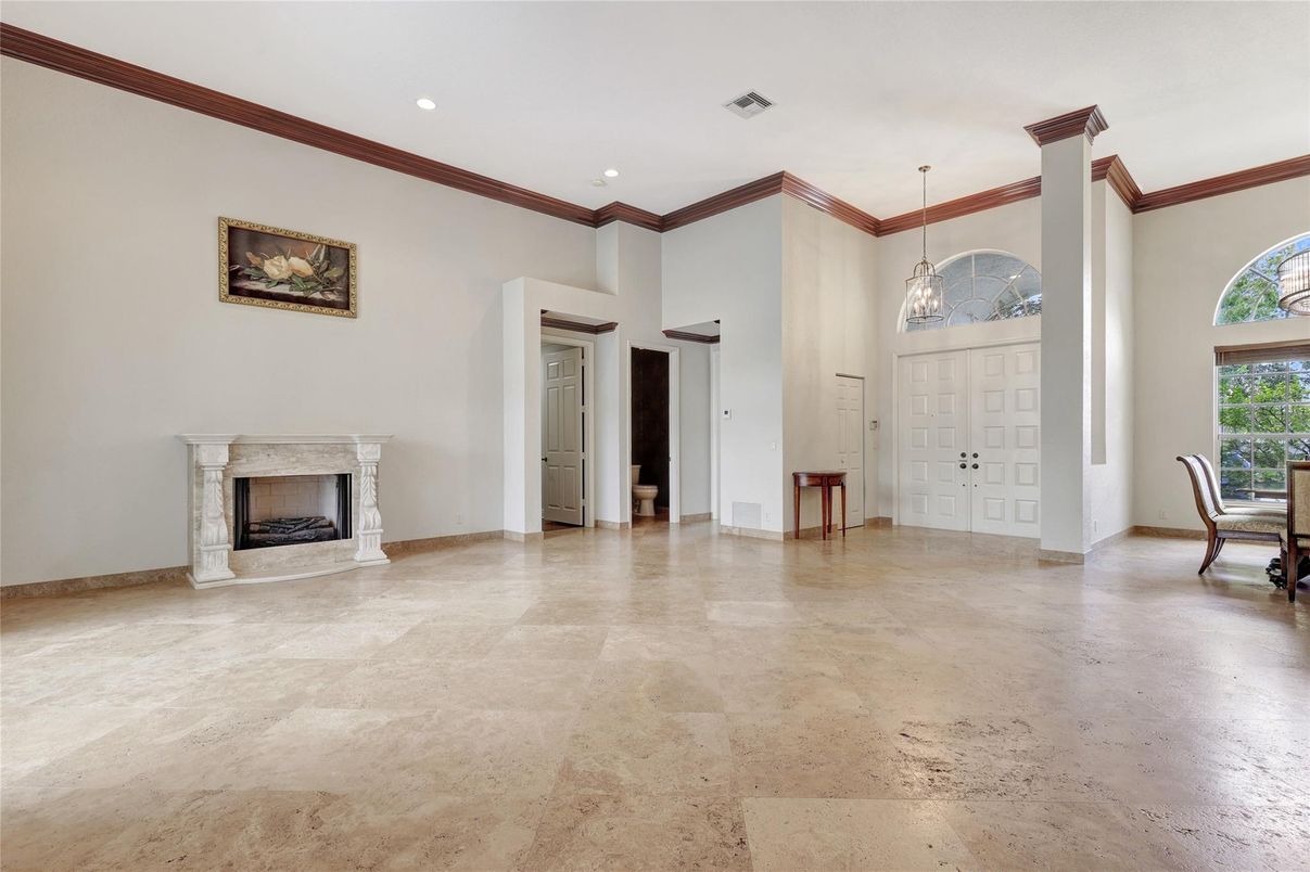 Fireplace, Interior, Pendant Lights, Recessed Lighting