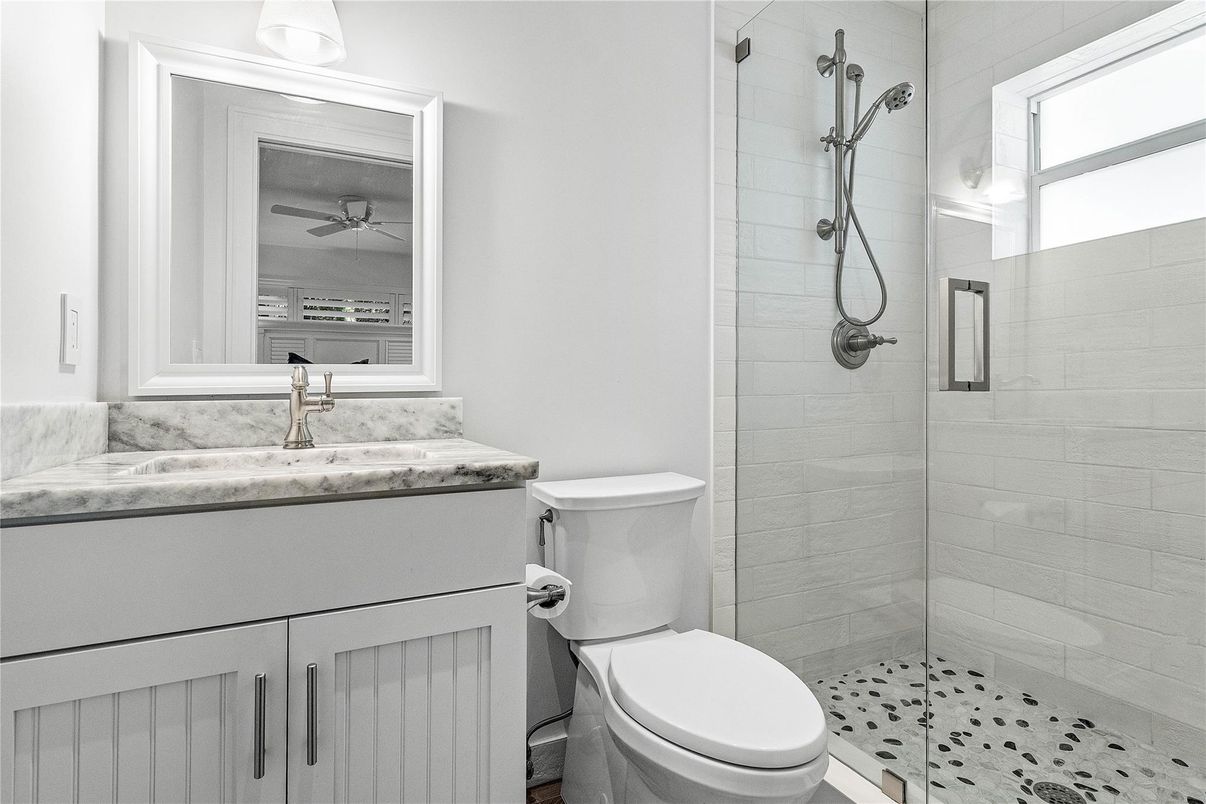 Bathroom, Glass Shower, Interior