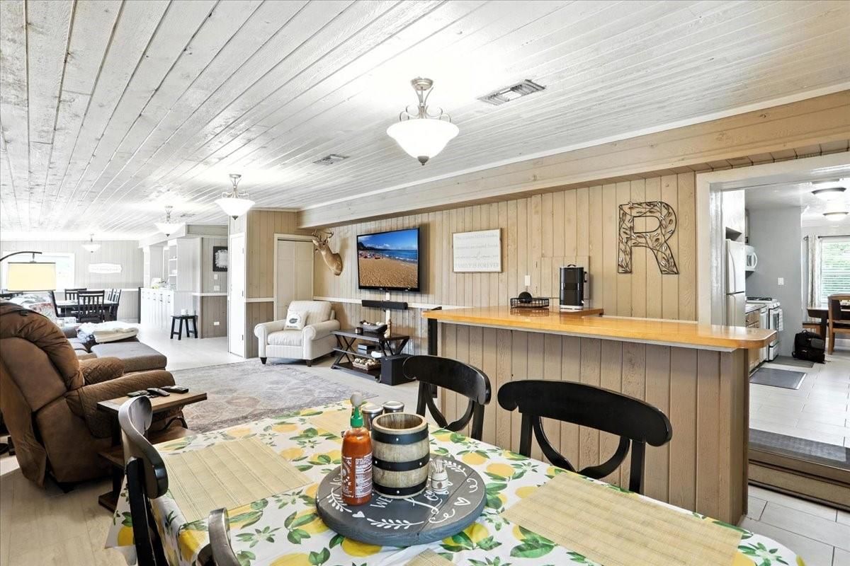 Dining room, Interior, Living room, Wooden Walls