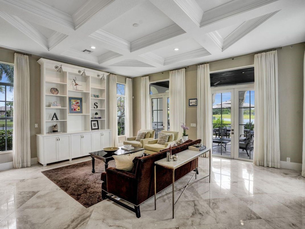 Interior, Living room, Marble, Recessed Lighting