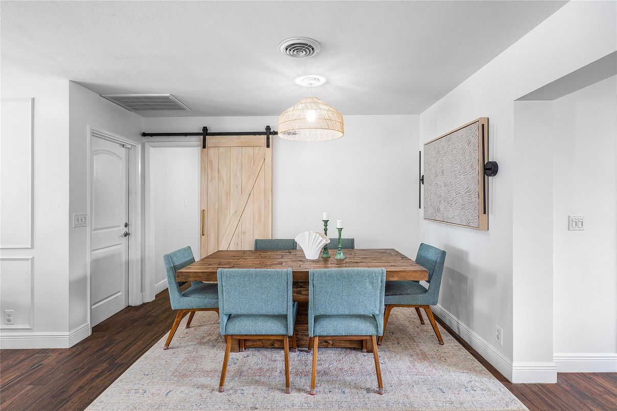 Dining room, Interior, Wood Texture Flooring
