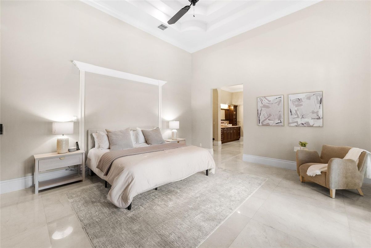 Bedroom, Interior, Marble