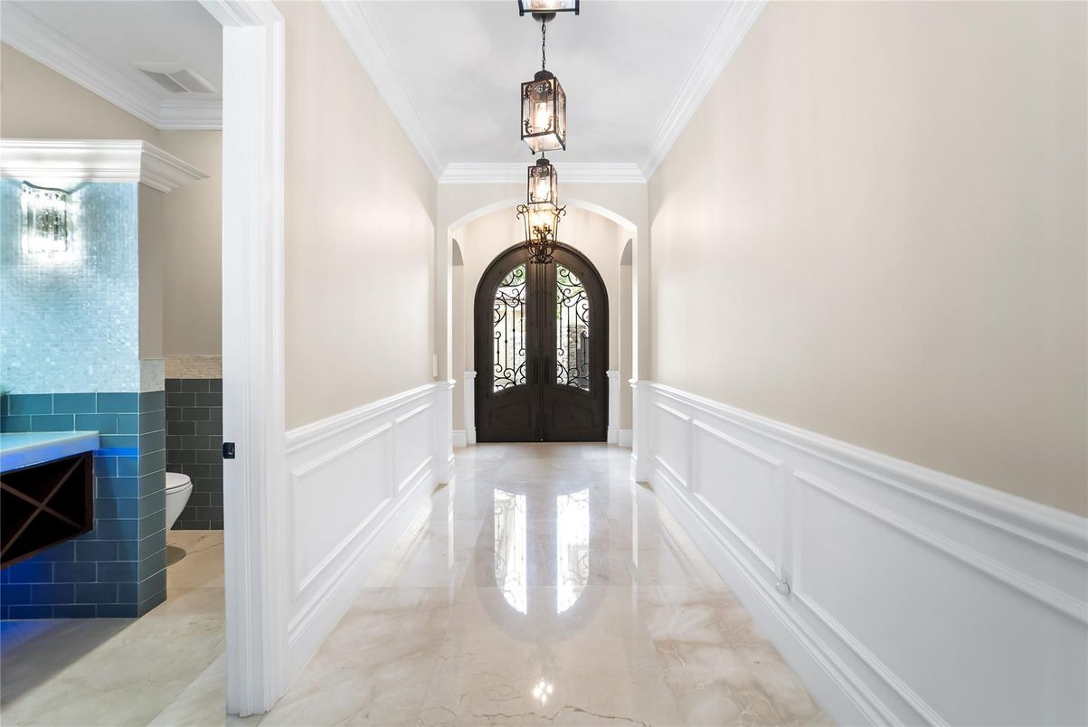Interior, Marble, Pendant Lights