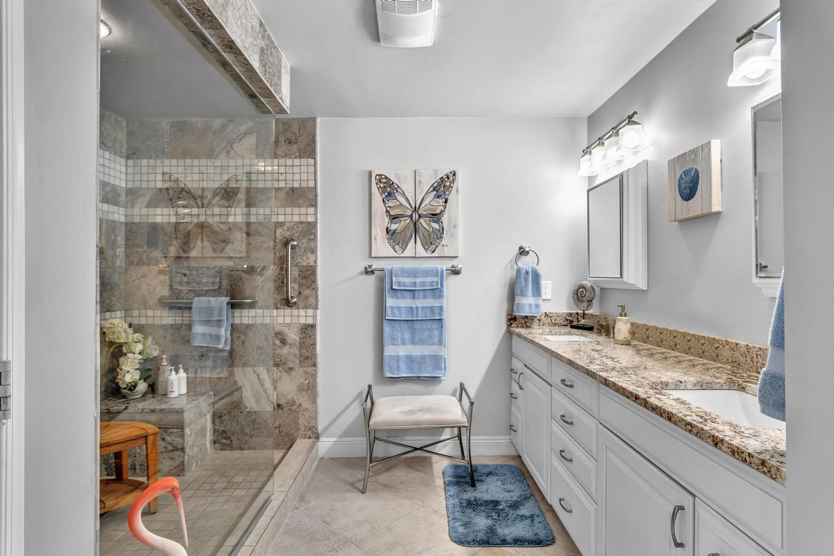 Bathroom, Glass Shower, Interior