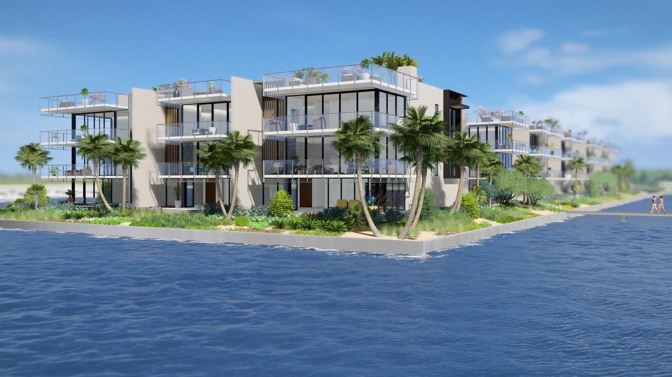 Exterior, Facade, Pool, Modern
