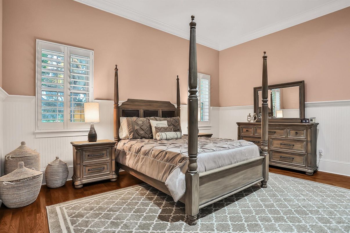 Bedroom, Interior, Wood Texture Flooring
