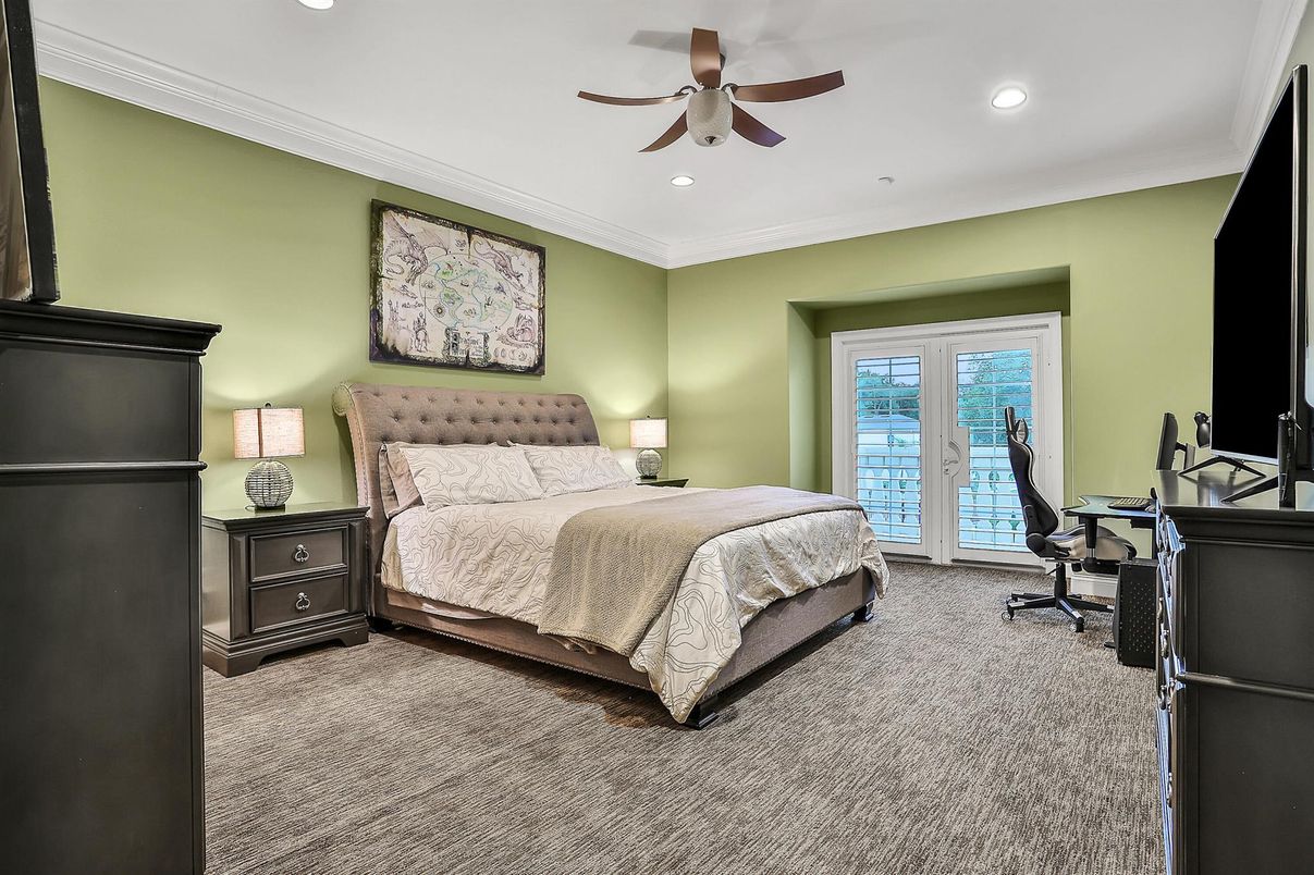 Bedroom, Home Office, Interior, Recessed Lighting