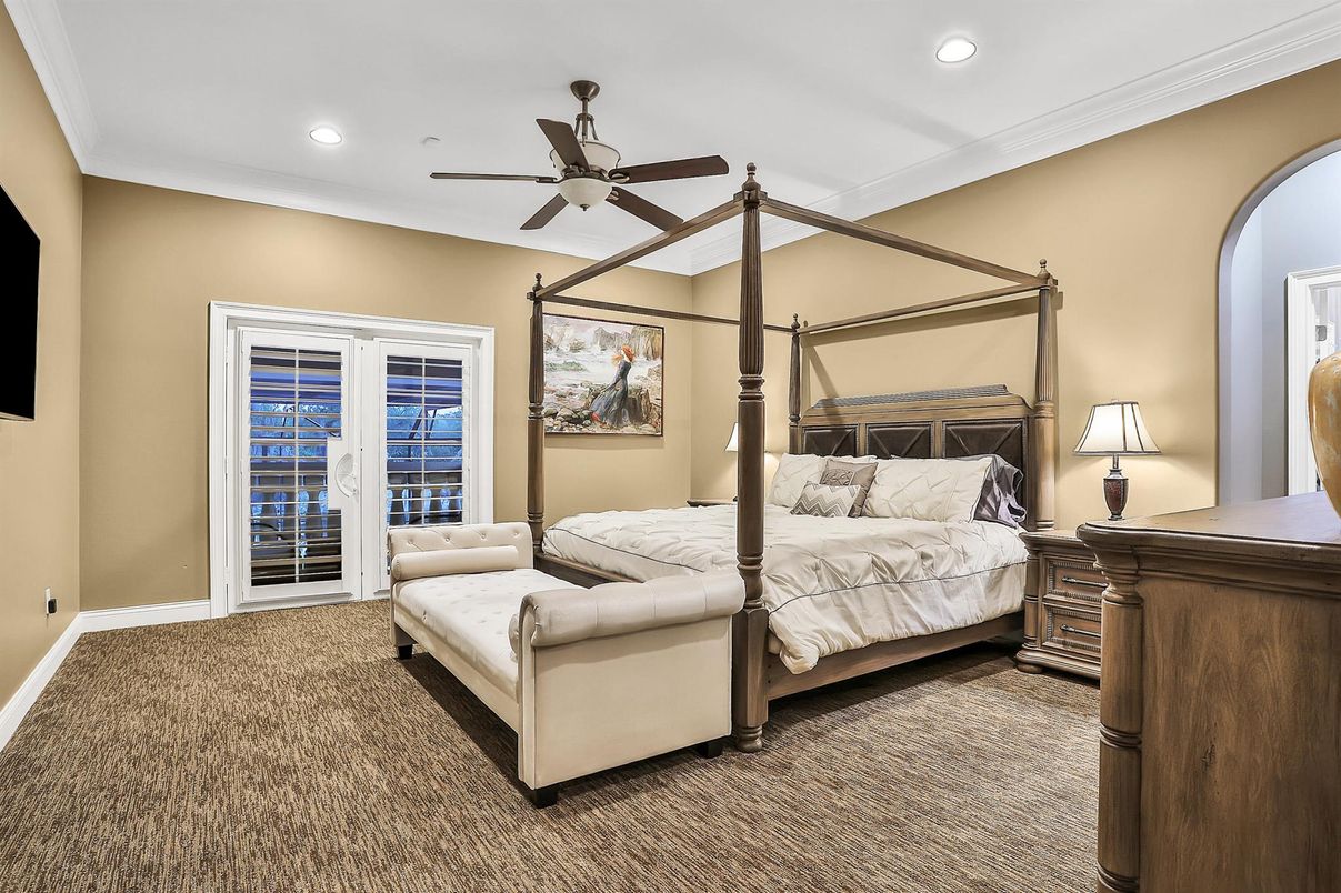Bedroom, Interior, Recessed Lighting
