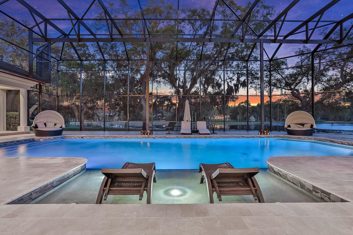 Glass Ceilings, Interior, Pool, Sun Room