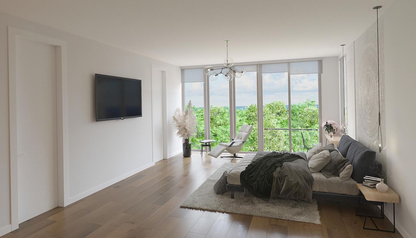 Bedroom, Interior, Wood Texture Flooring