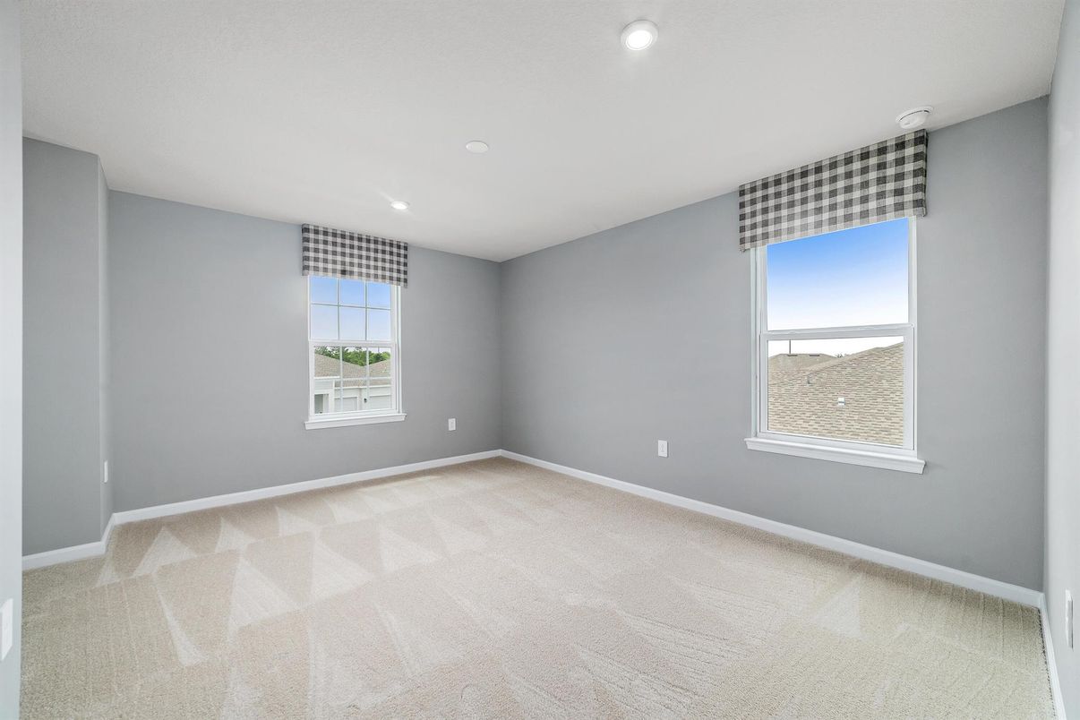 Empty room, Interior, Recessed Lighting