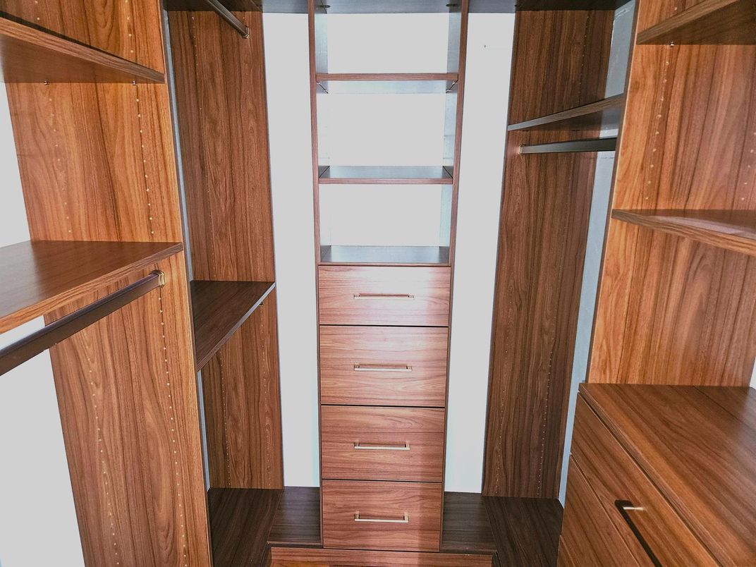 Interior, Walk-in Closets, Wood Texture Flooring