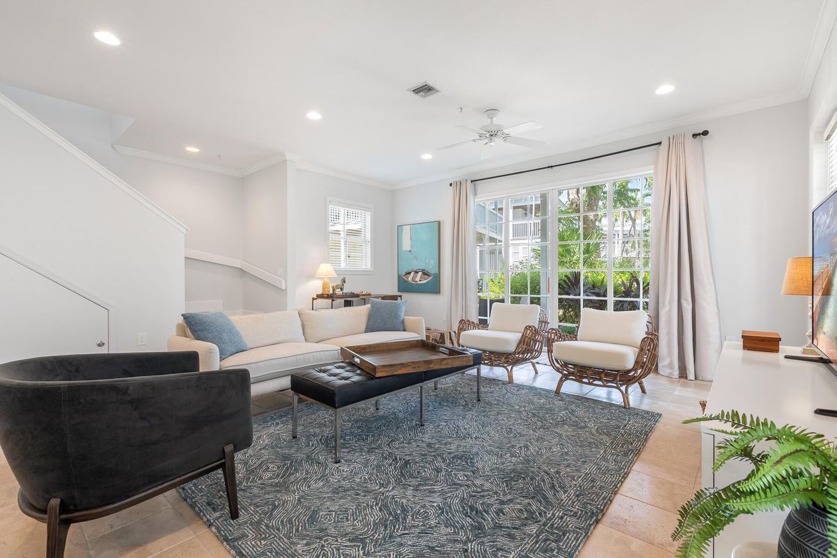 Interior, Living room, Recessed Lighting