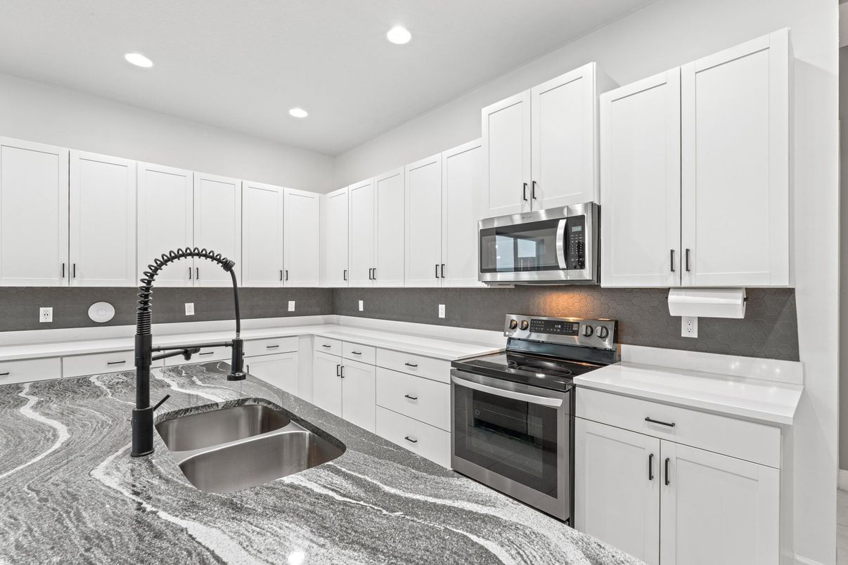 Interior, Kitchen, Recessed Lighting, Stainless Steel Appliances