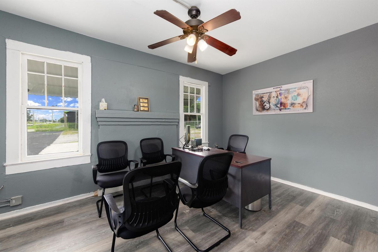 Home Office, Interior, Wood Texture Flooring