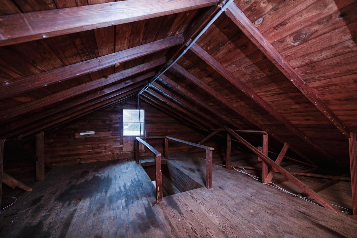 Empty room, Interior, Wooden Beams, Wooden Ceilings, Wood Texture Flooring, Wooden Walls