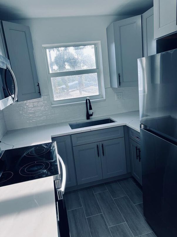 Interior, Kitchen, Wood Texture Flooring
