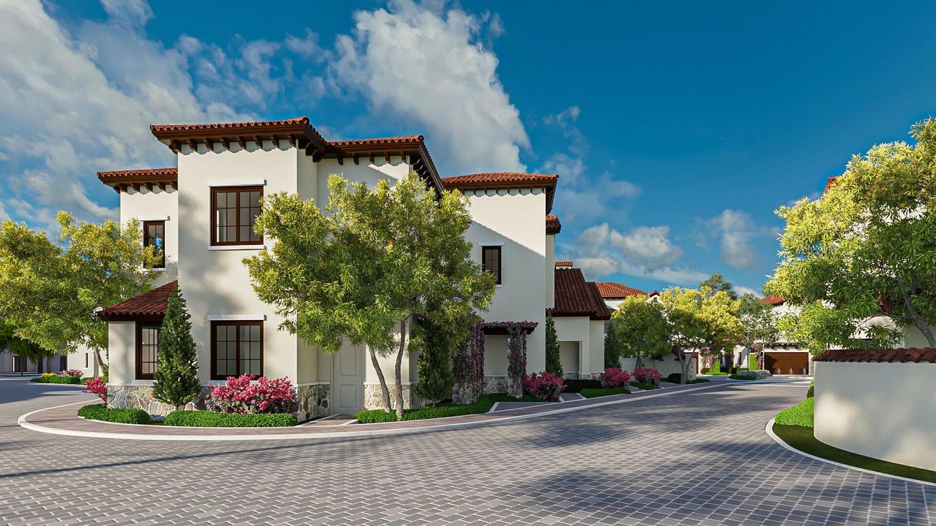 Exterior, Facade, Spanish Mediterranean